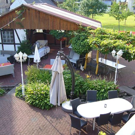 Pension Zur Harburg Hotel Uslar Exterior foto